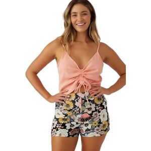 O'Neill Twyla Twiggy Large Floral Print Shorts NWT Size XL